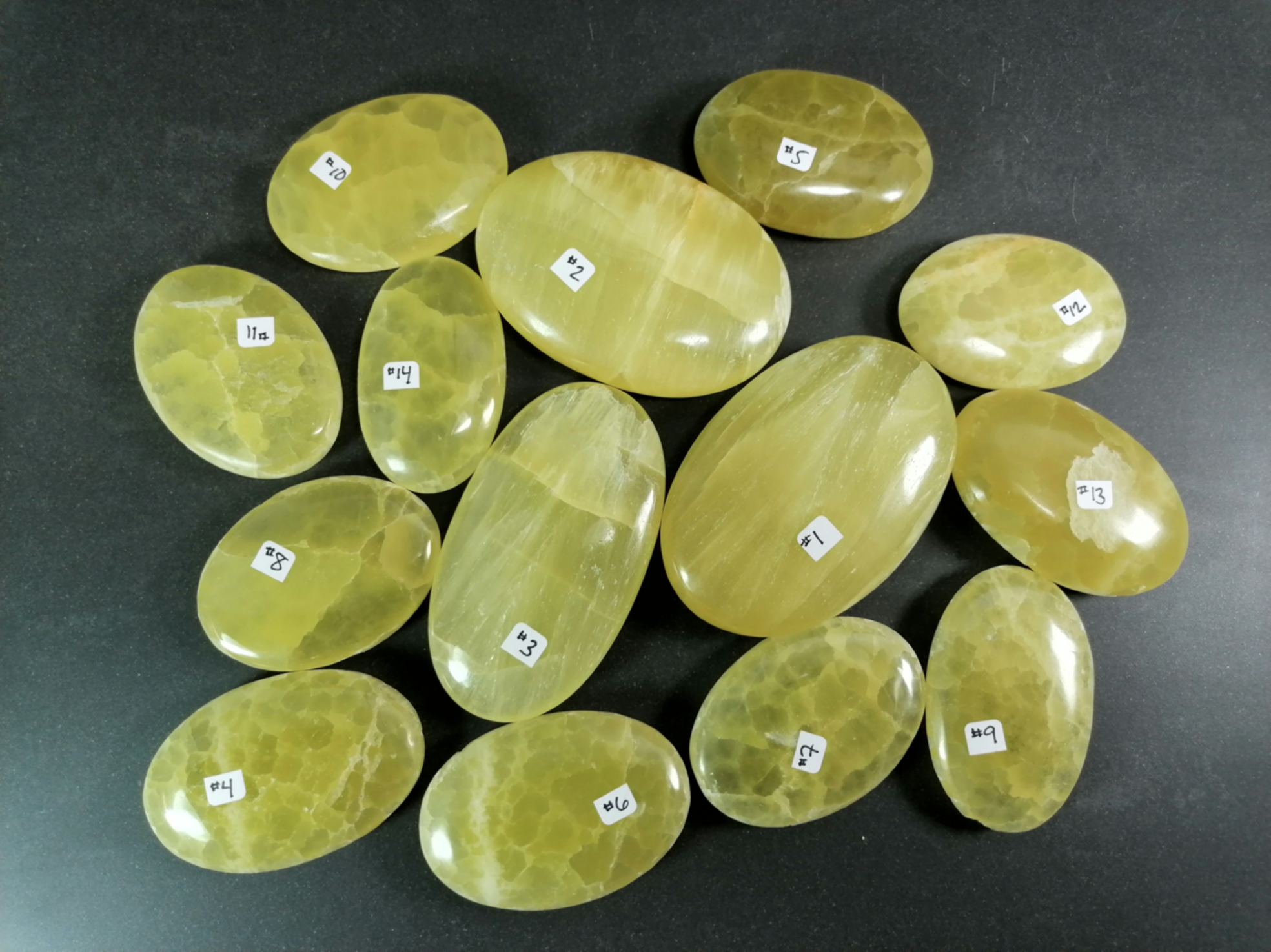 Pebbles "No Worry Stone" - Gul Kalcit - 4