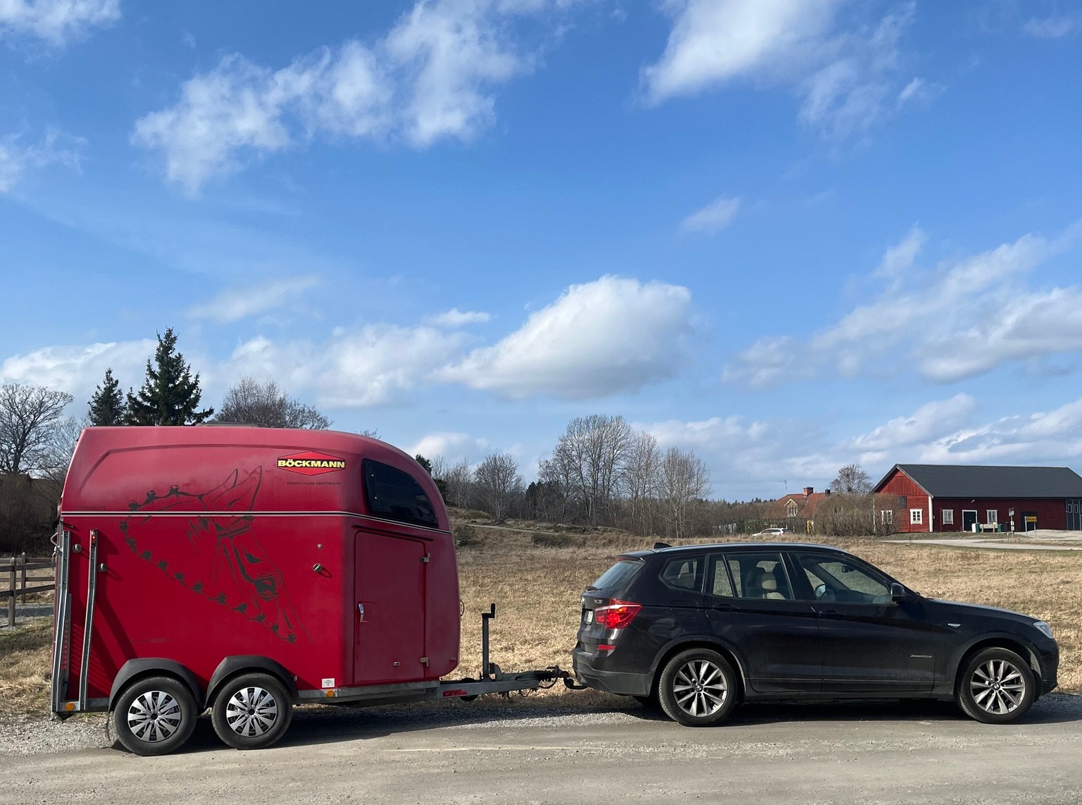 Begagnat Böckmann Comfort hästsläp i  glasfiber – sålt till Equistore.