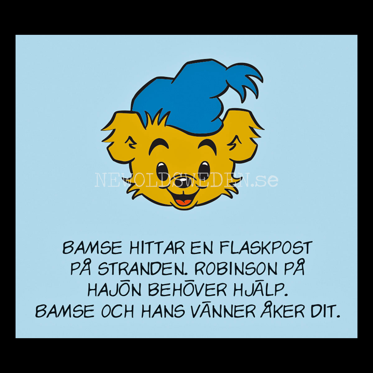 BAMSE PÅ HAJÖN - BAMSE MINIBÖCKER - MB202 - 2
