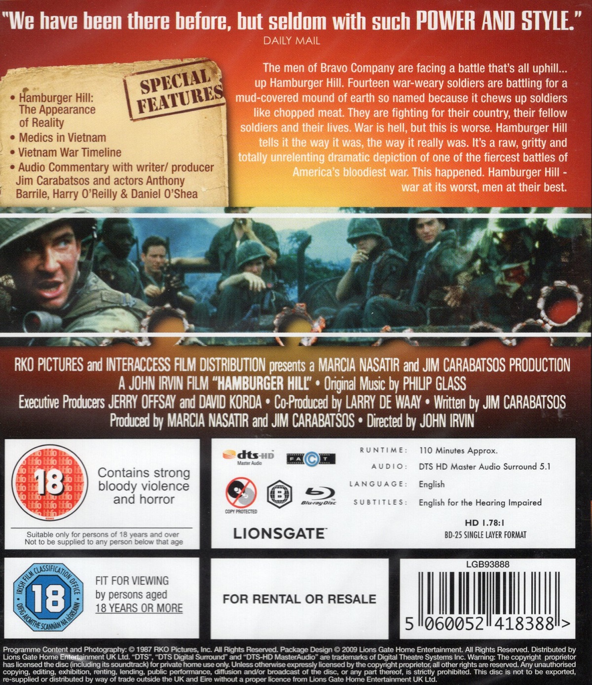 Hamburger Hill (ej svensk text) (Blu-ray) - 2