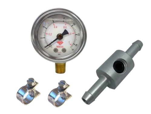 Fuel Pressure Gauge kit 0-15 psi (CARB)