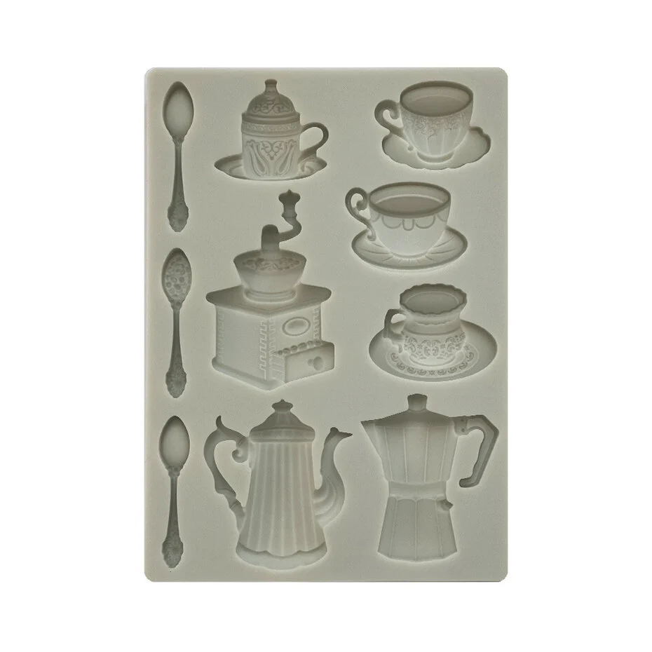 Coffee and Chocolate Silicon Mould A5 Cups 