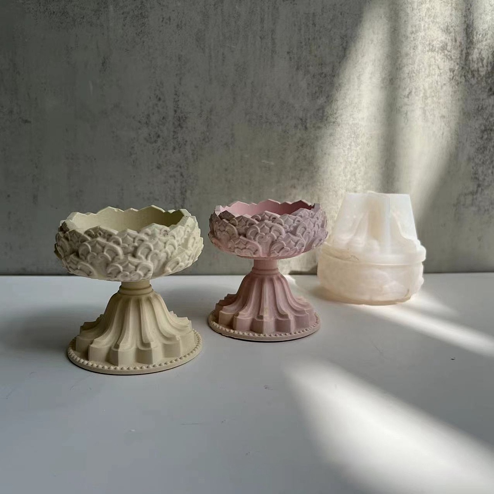 Silicone Resin Mold  Tray  Candle holder