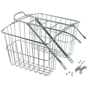 Wald 535 Rear Carrier Basket Plated