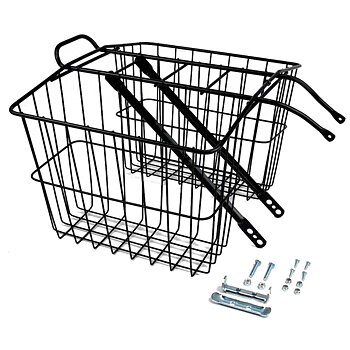 Wald 535 Rear Carrier Basket Svart