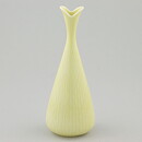 Gunnar Nylund (Paranta 1954) Yellow Vase with Wave Relief 17 cm