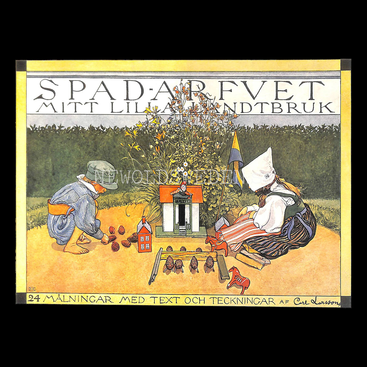 Carl Larsson 2017 - 230 x 310 mm - Väggkalender - 11