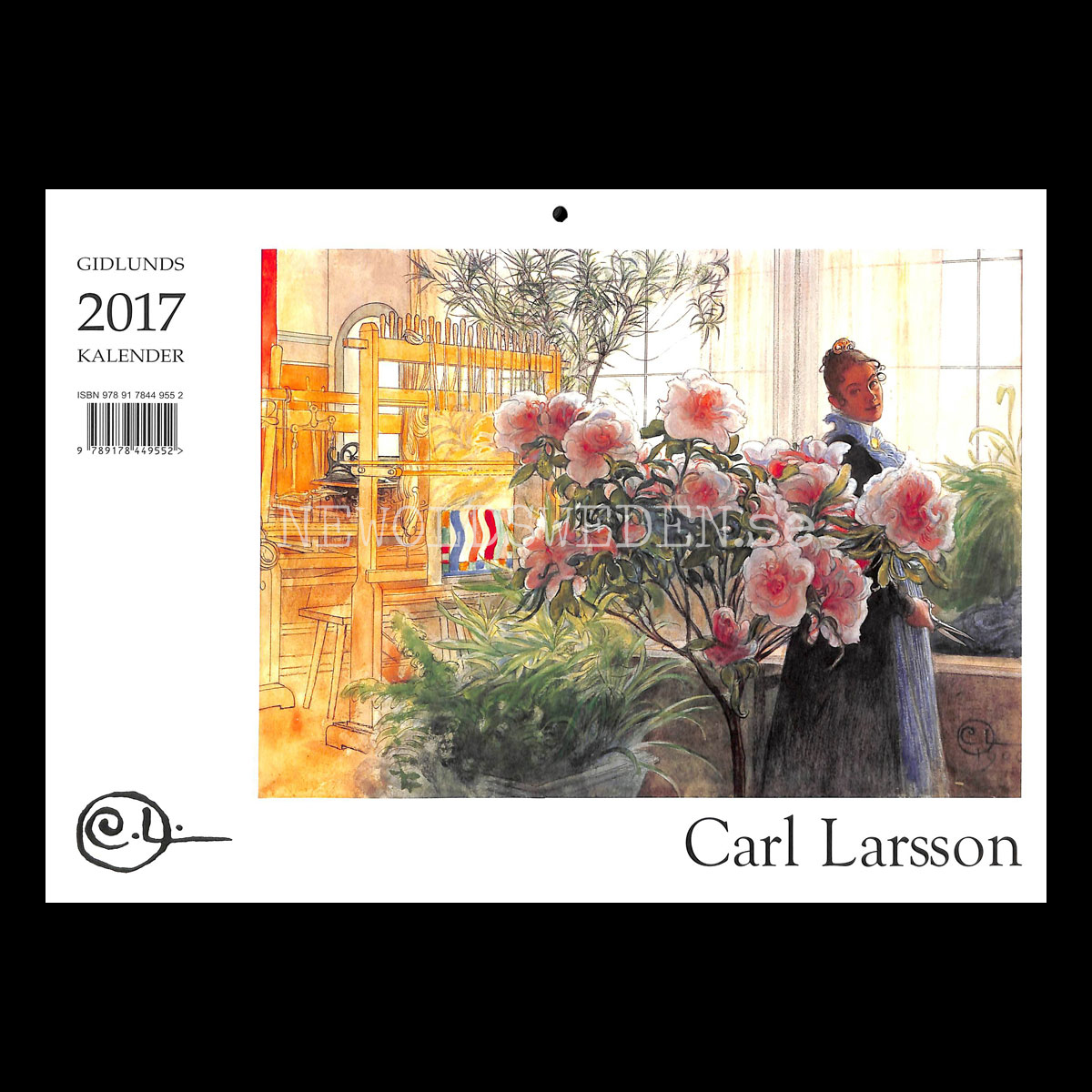 Carl Larsson 2017 - 230 x 310 mm - Väggkalender