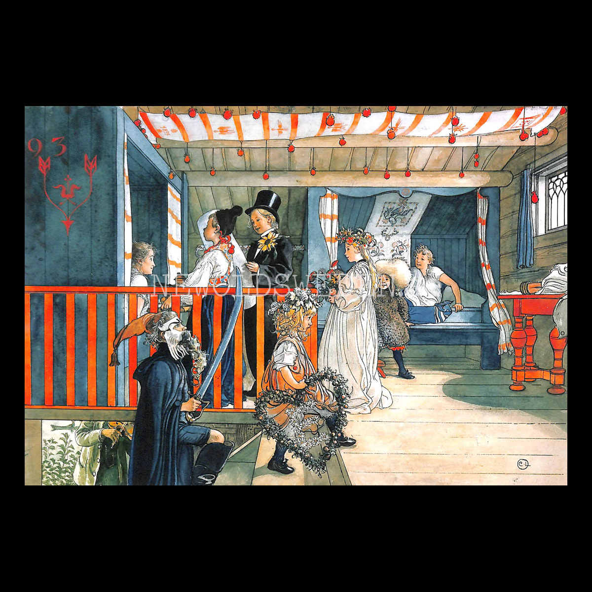 Carl Larsson 2017 - 230 x 310 mm - Väggkalender - 9