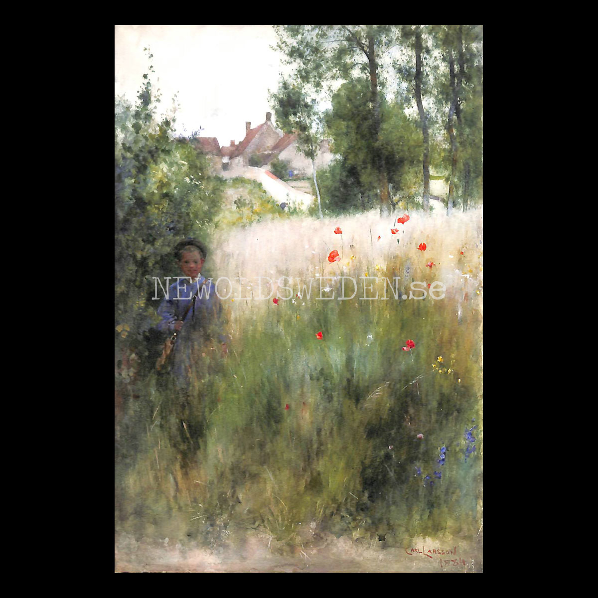Carl Larsson 2017 - 230 x 310 mm - Väggkalender - 12