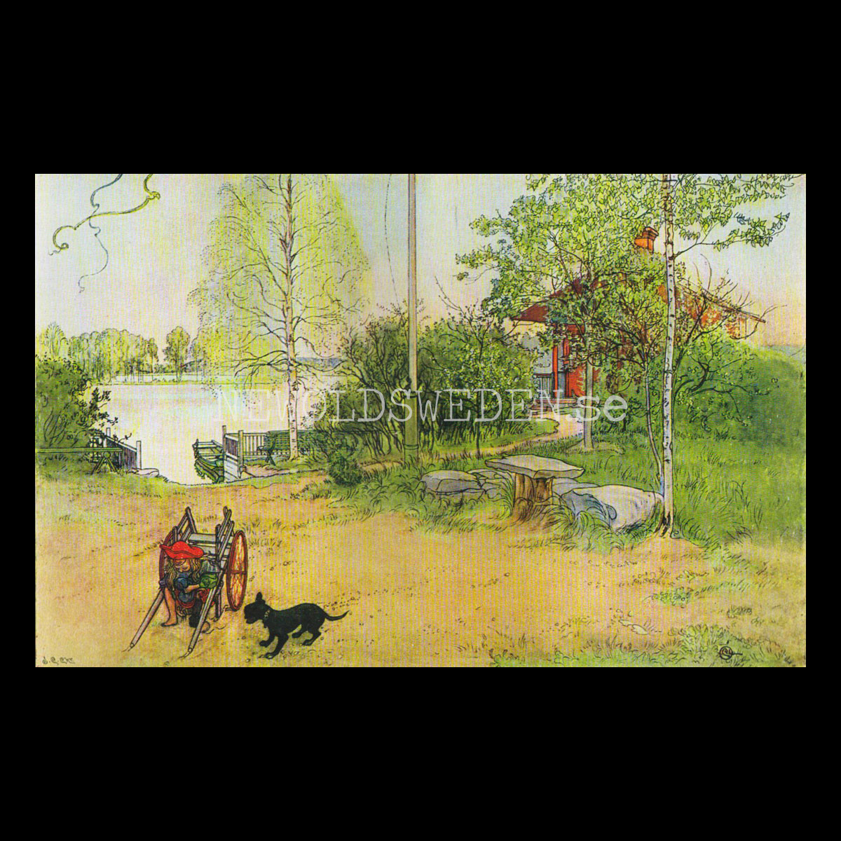 Carl Larsson 2020 - 230 x 310 mm - Väggkalender - 8
