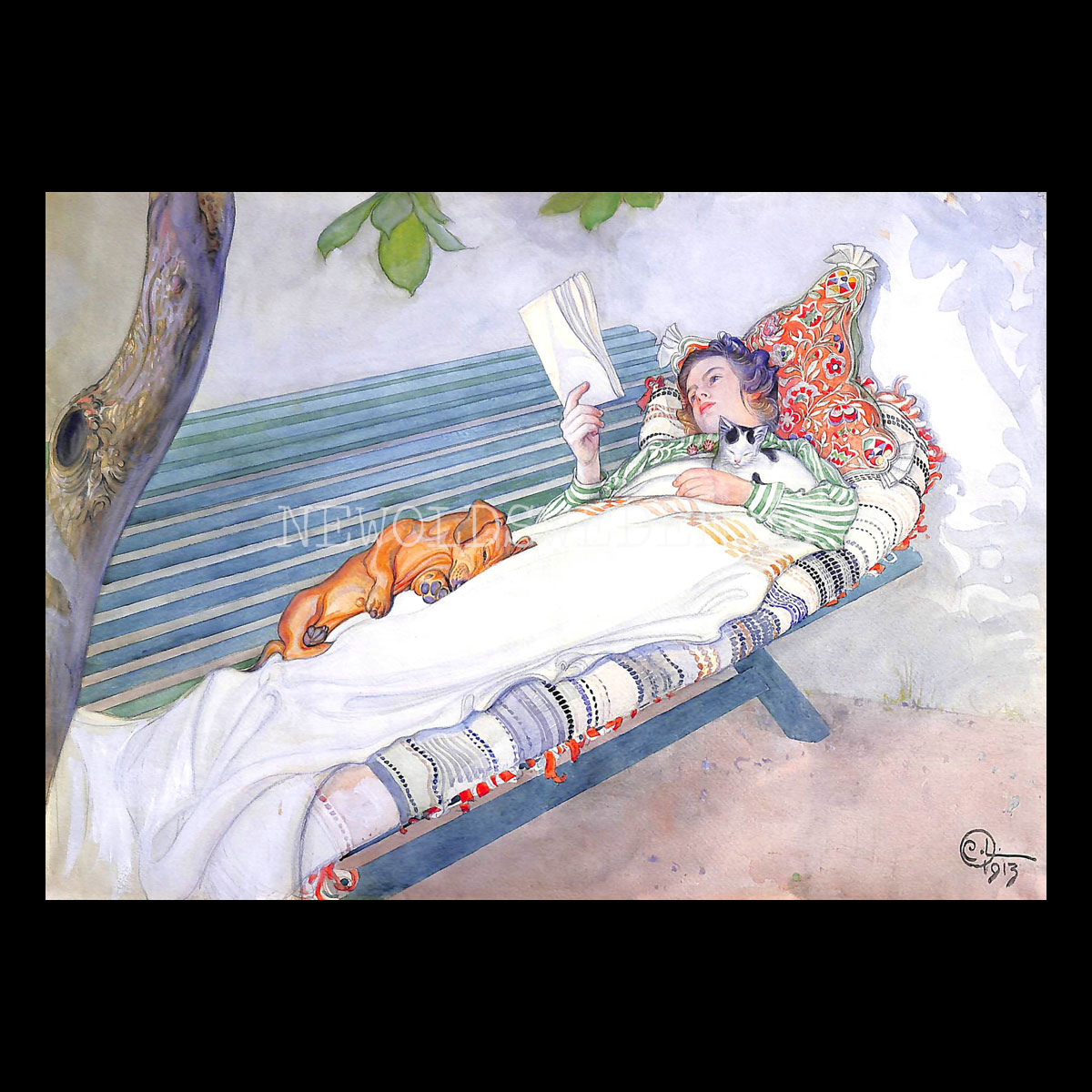 Carl Larsson 2019 - 230 x 310 mm - Väggkalender - 9