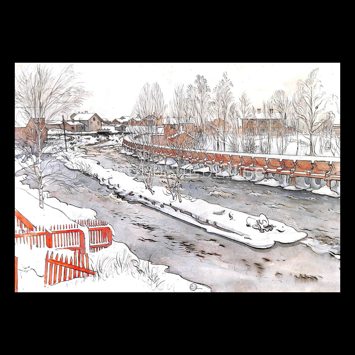 Carl Larsson 2019 - 230 x 310 mm - Väggkalender - 4