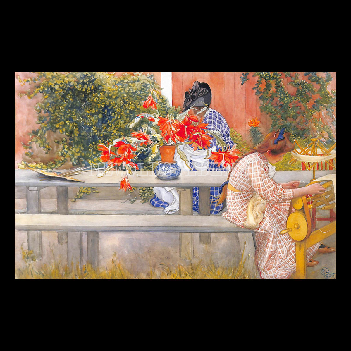 Carl Larsson 2019 - 230 x 310 mm - Väggkalender - 12