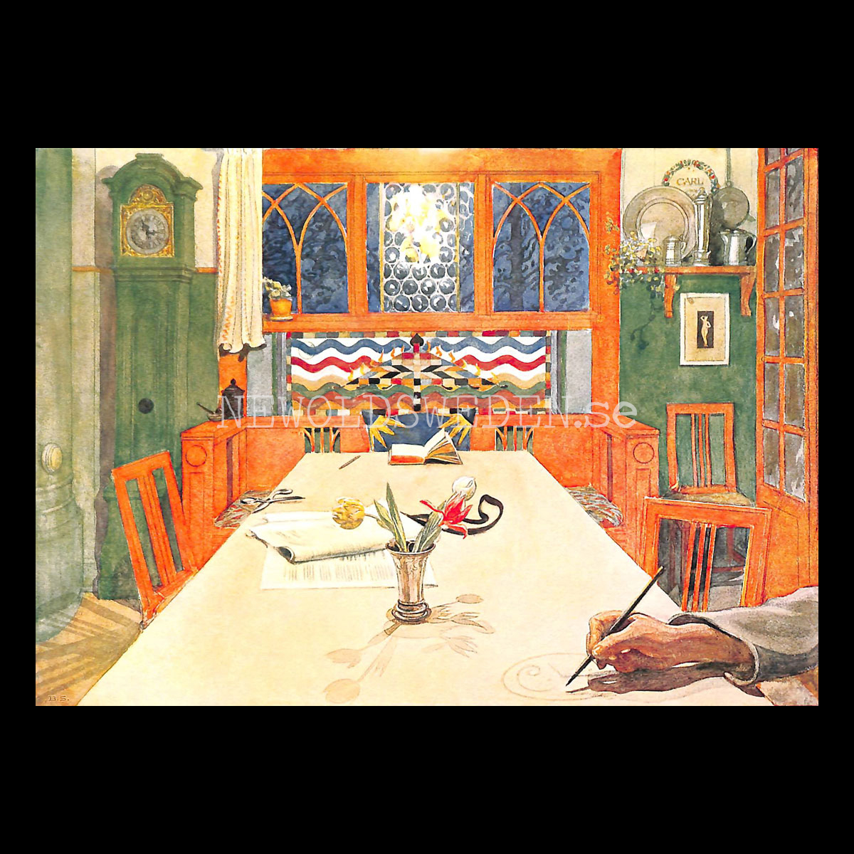 Carl Larsson 2018 - 230 x 310 mm - Väggkalender - 12