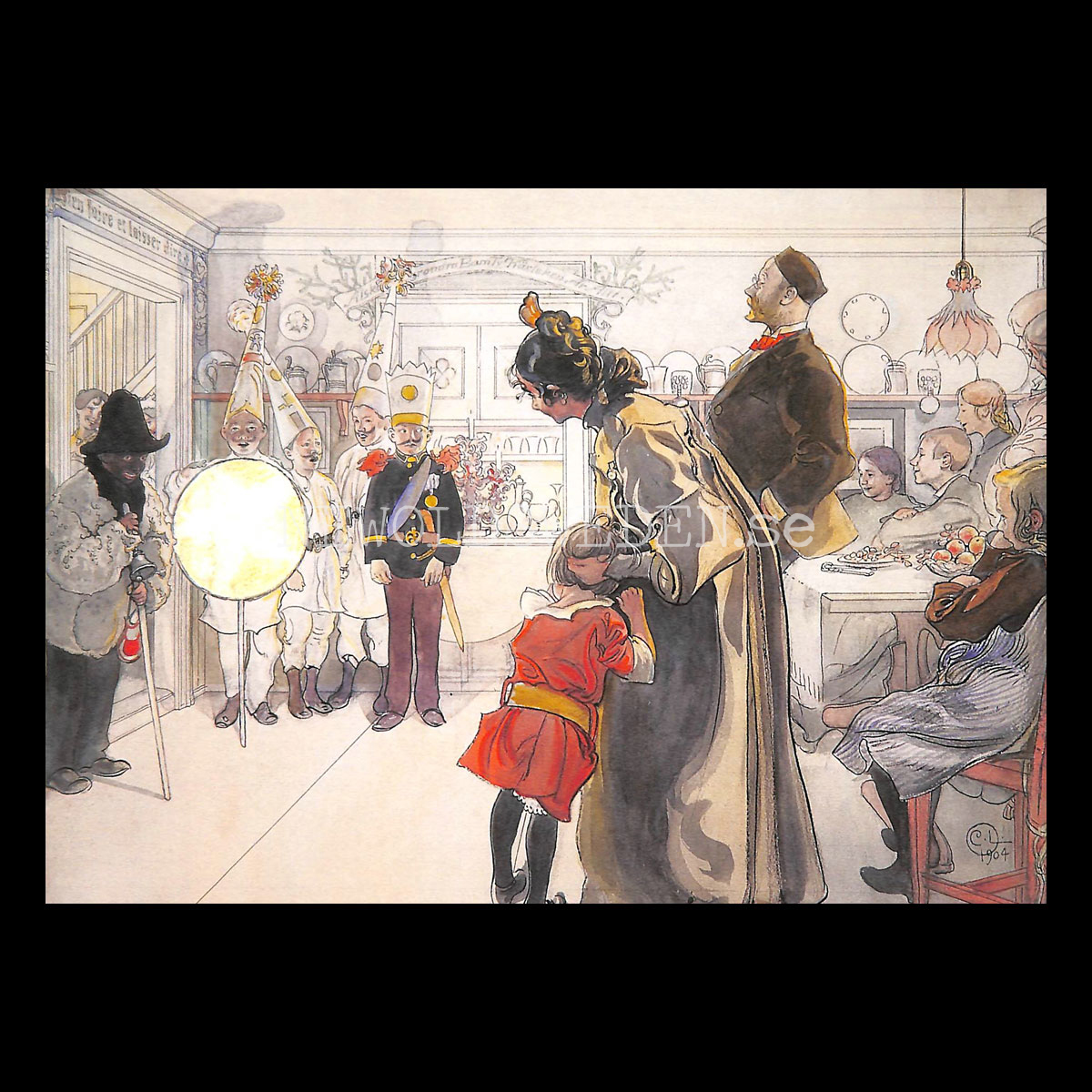 Carl Larsson 2018 - 230 x 310 mm - Väggkalender - 2