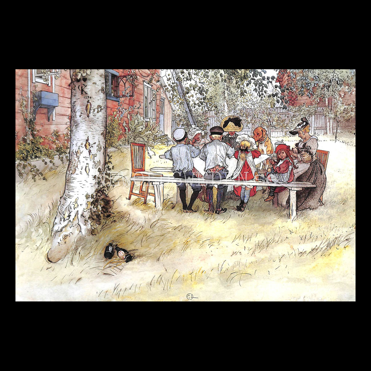 Carl Larsson 2018 - 230 x 310 mm - Väggkalender - 7