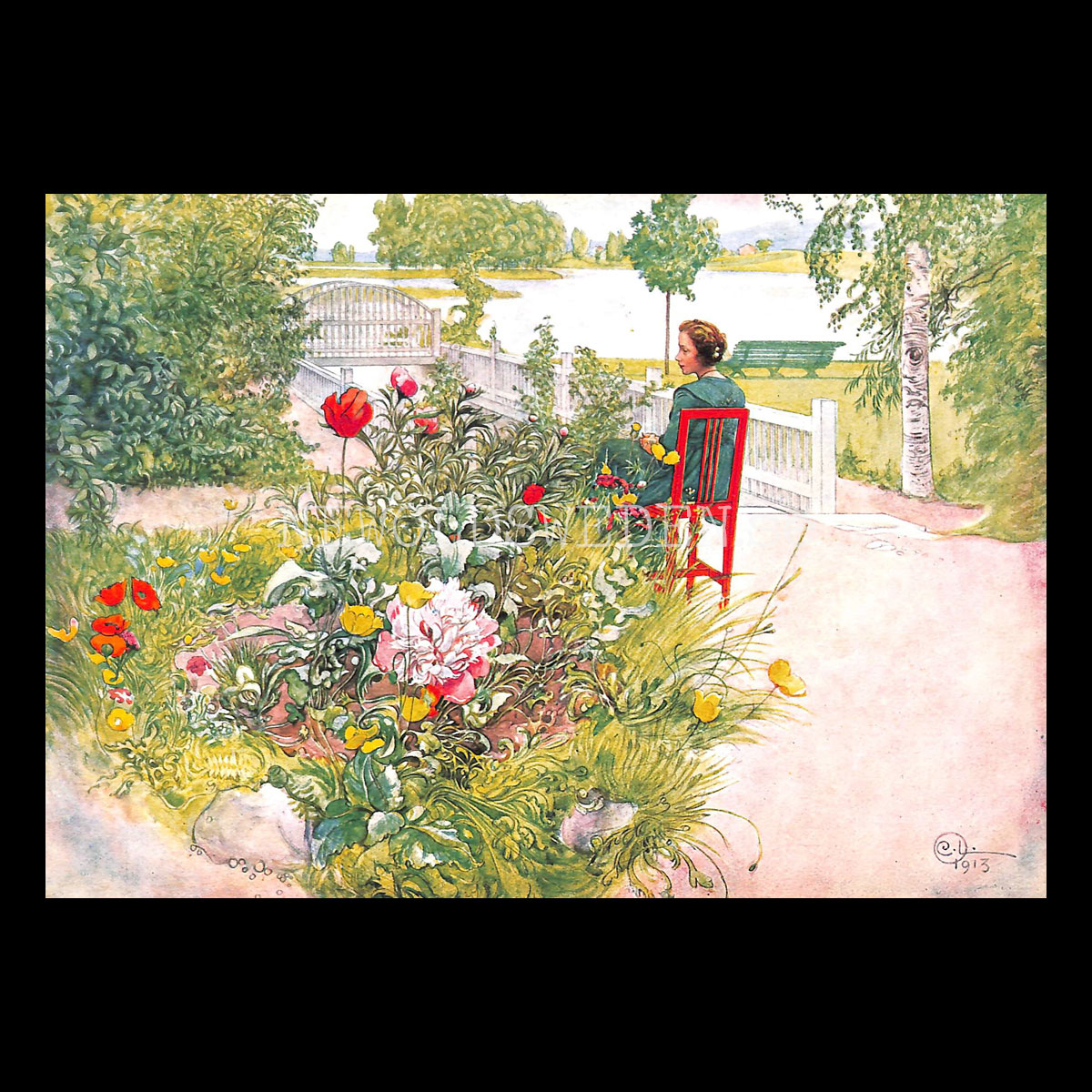 Carl Larsson 2018 - 230 x 310 mm - Väggkalender - 8
