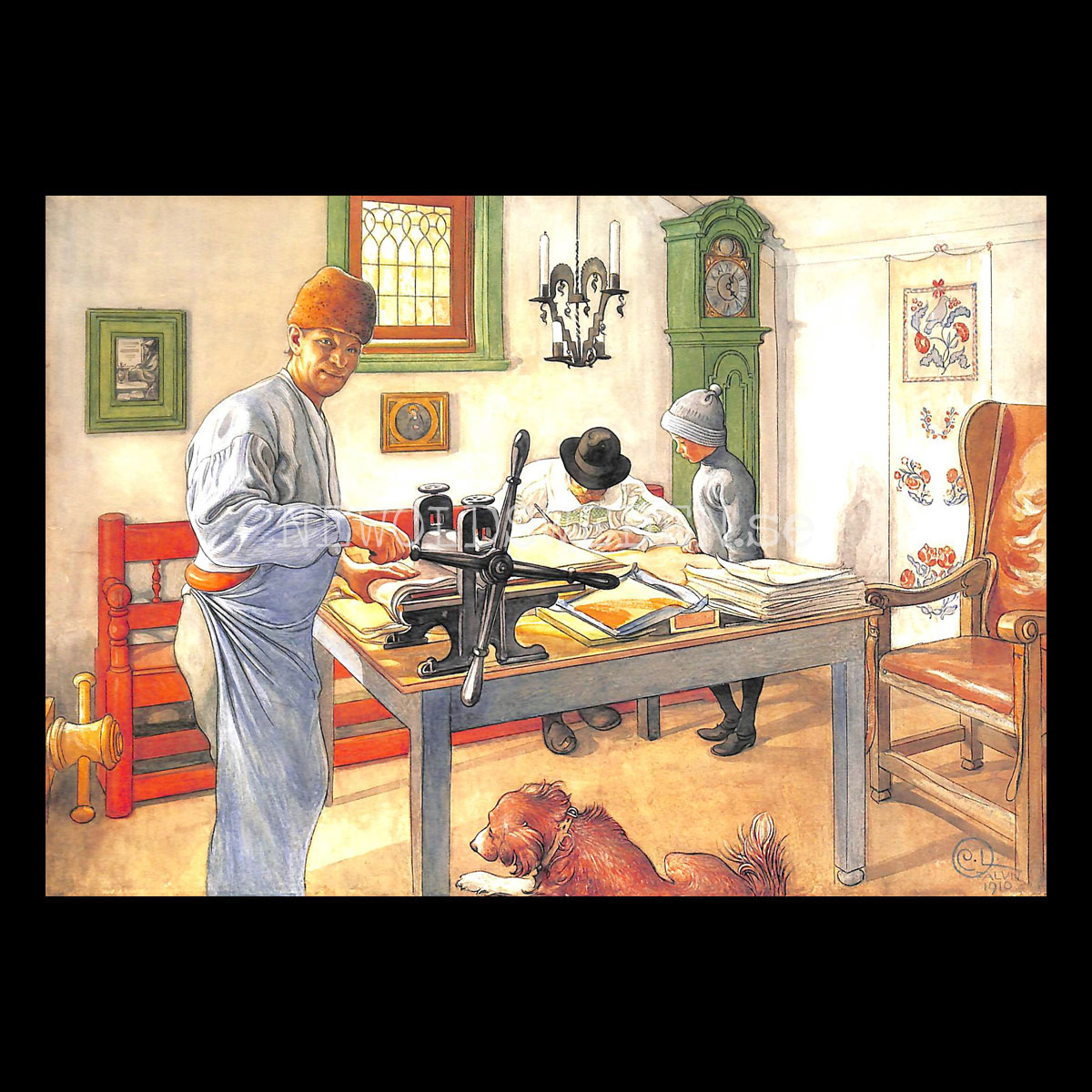 Carl Larsson 2018 - 230 x 310 mm - Väggkalender - 11