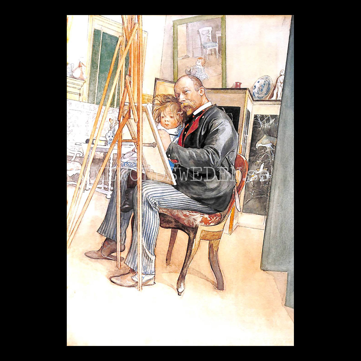 Carl Larsson 2018 - 230 x 310 mm - Väggkalender - 3