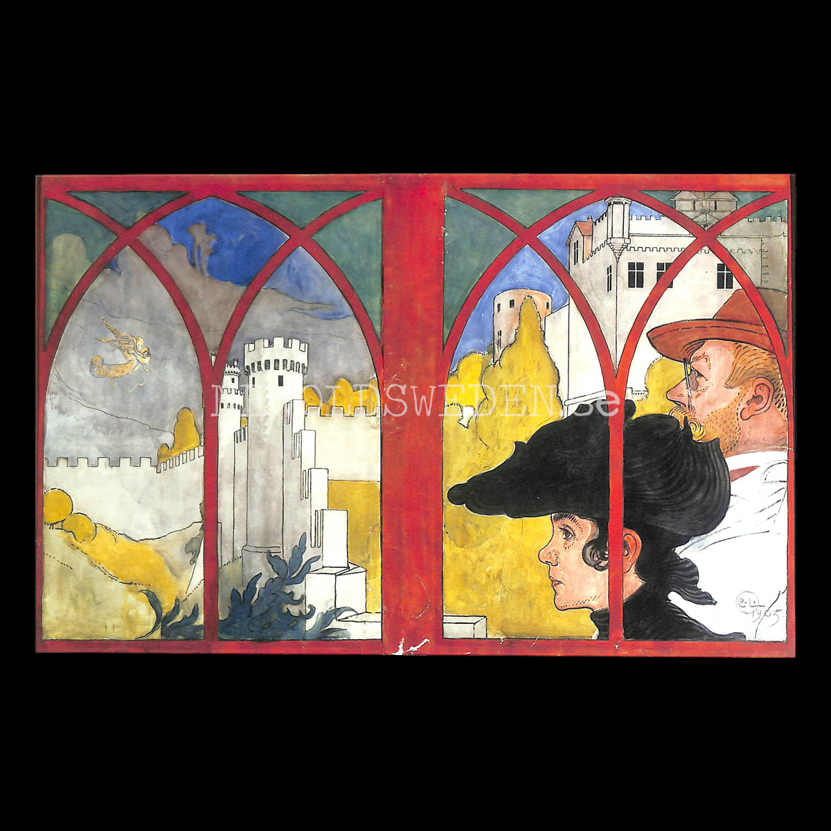 Carl Larsson 2016 - 230 x 310 mm - Väggkalender - 13