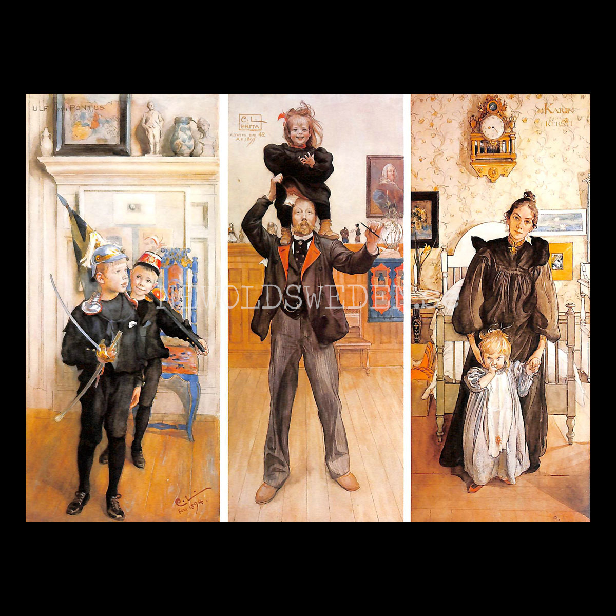 Carl Larsson 2016 - 230 x 310 mm - Väggkalender - 6