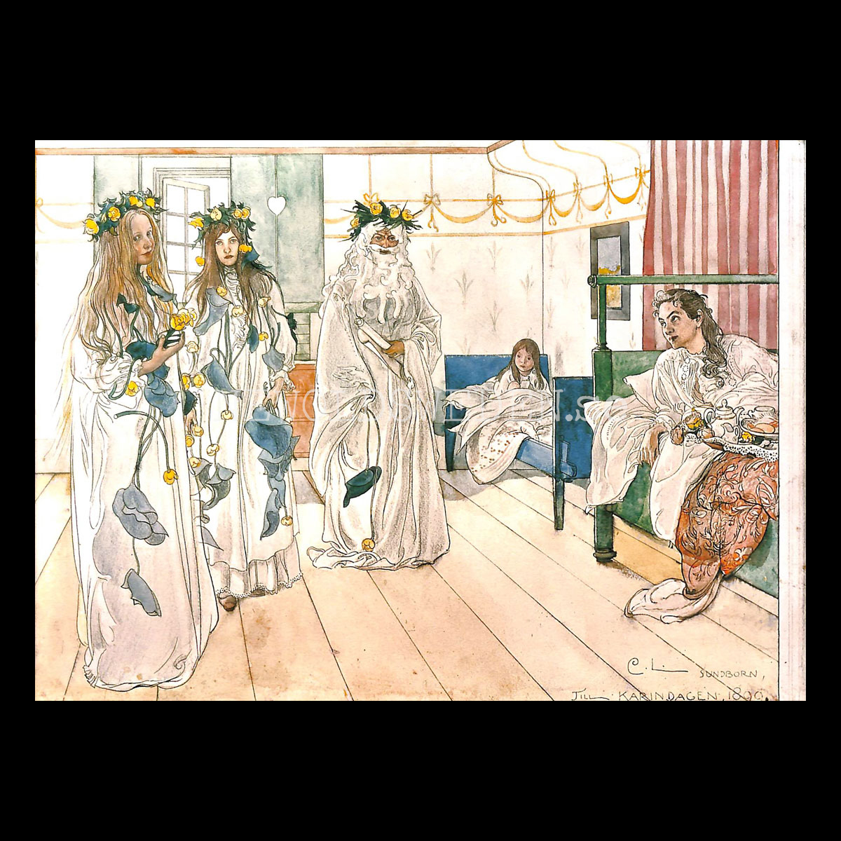 Carl Larsson 2016 - 230 x 310 mm - Väggkalender - 10