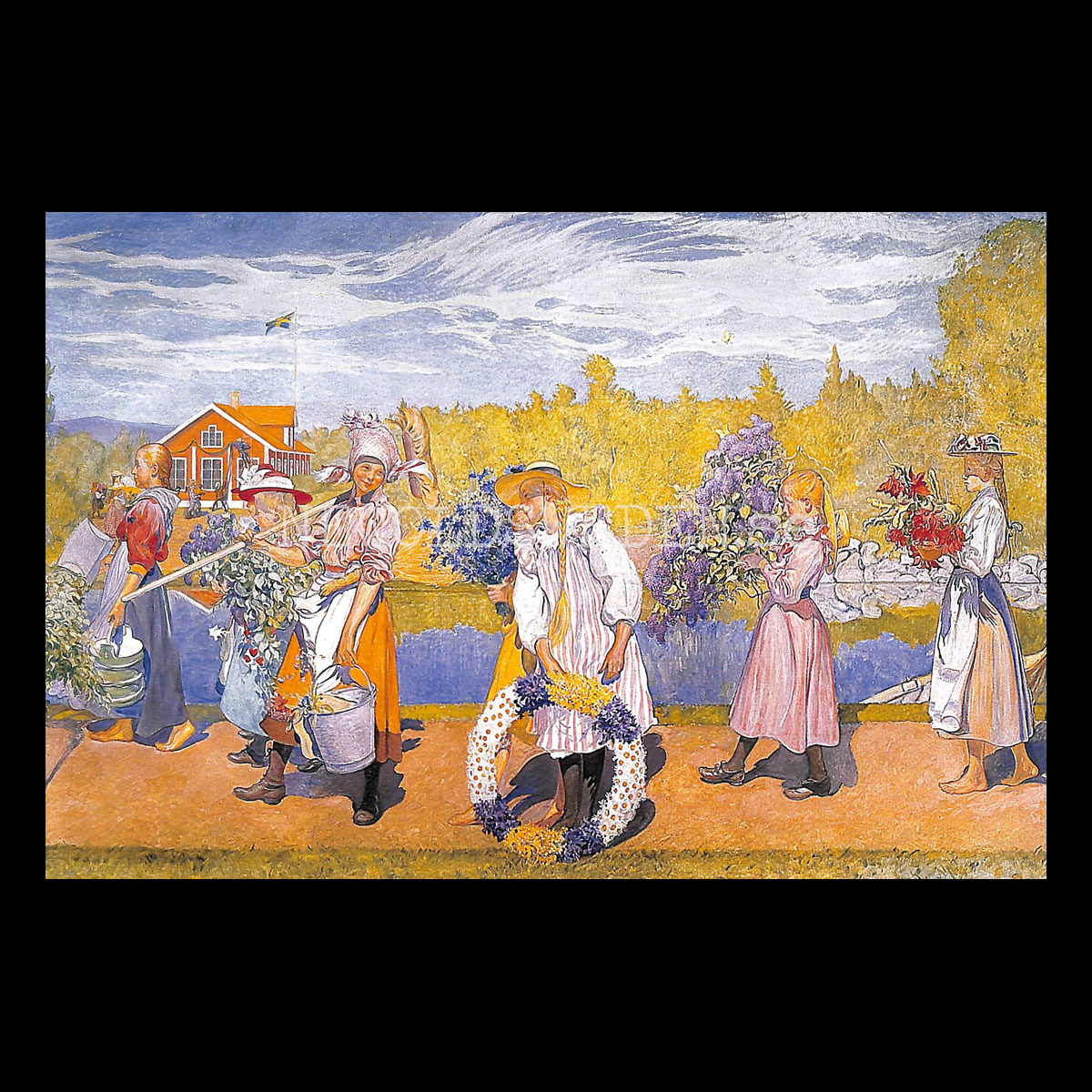 Carl Larsson 2016 - 230 x 310 mm - Väggkalender - 8