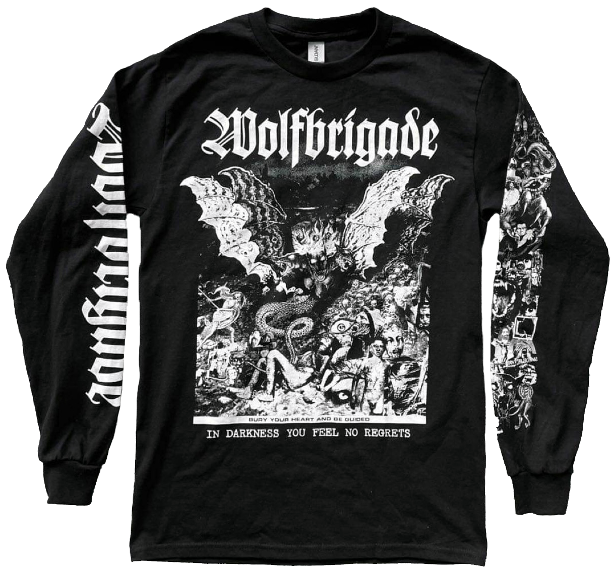 WOLFBRIGADE - In Darkness You Feel No Regrets Longsleeve