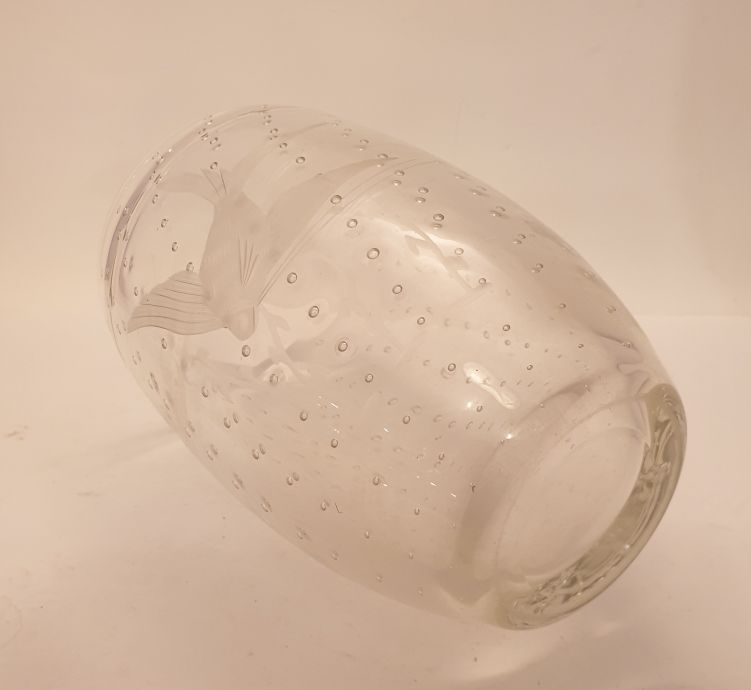 Johansfors Gunnar Grüno Håkansson glasvas 1930-40tal - 2