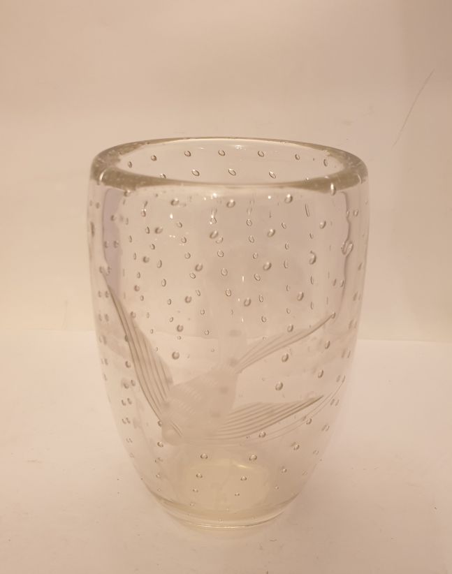 Johansfors Gunnar Grüno Håkansson glasvas 1930-40tal