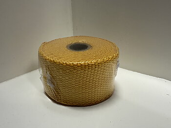 Avgasbandage 50mm / 5m   Gul