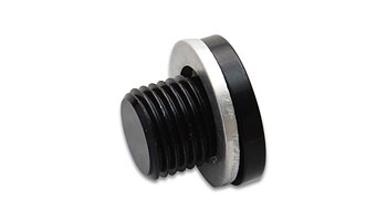 Vibrant M10 x 1.25 Metrisk Aluminium Port Plugg med Crush Bricka