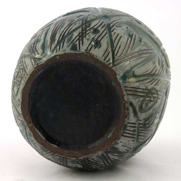マリ・シムルソン Hedenhosシリーズ Rock Carving  岩面彫刻の花瓶 Vase 1957年  15cm
