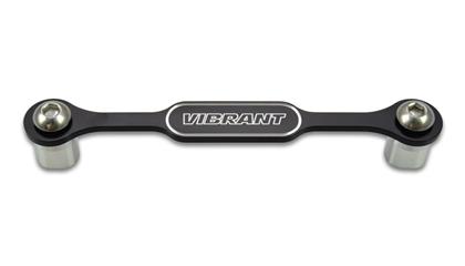 Vibrant Anodiserat Svart Boost Brace Aluminiumstag med Tappar