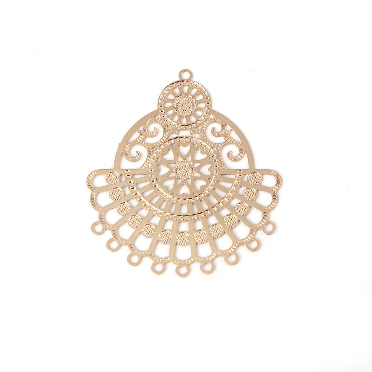 Charm - Filigree Chandelier Connector Gold