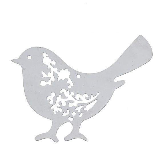 Berlock -  Filigree Fågel, Rostfritt stål