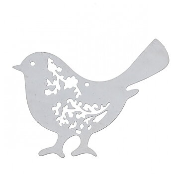 Berlock -  Filigree Fågel, Rostfritt stål