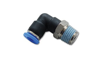Vibrant 1/4″ (6mm) Hane Böj One-Touch Anslutning (1/4″ NPT Gänga)
