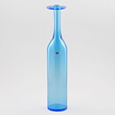 オイバ・トイッカ  数量限定！ 青色のボトル型の花瓶 Vase  31cm 1990年代 〈箱付き〉