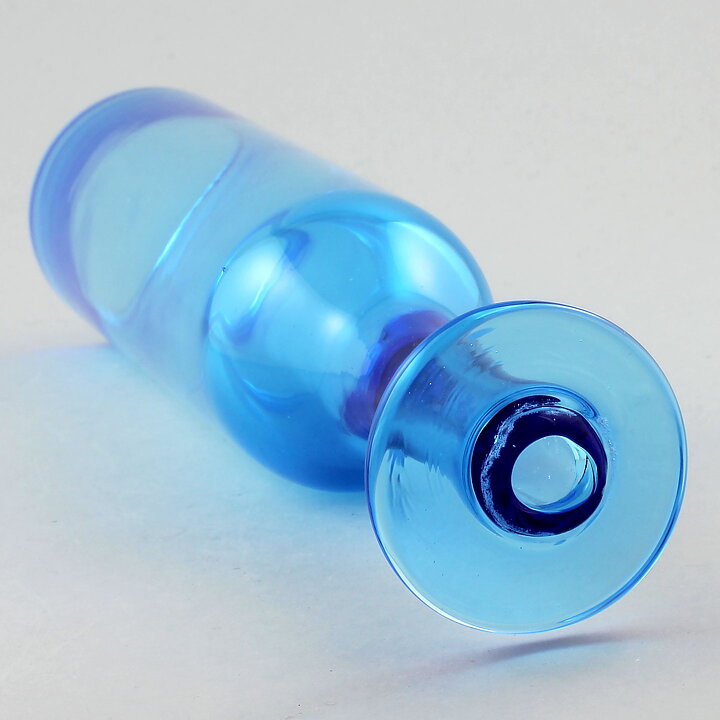 Oiva Toikka (1990s) Blue Bottle Vase 31 cm (Limited) <with Box>