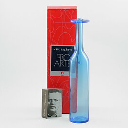 Oiva Toikka (1990s) Blue Bottle Vase 31 cm (Limited) <with Box>