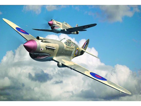 1/48 Curtiss P-40B Warhawk (Tomahawk MKIIA)