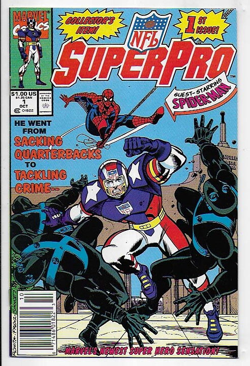 NFL Superpro # 1 VF/NM 1st Issue