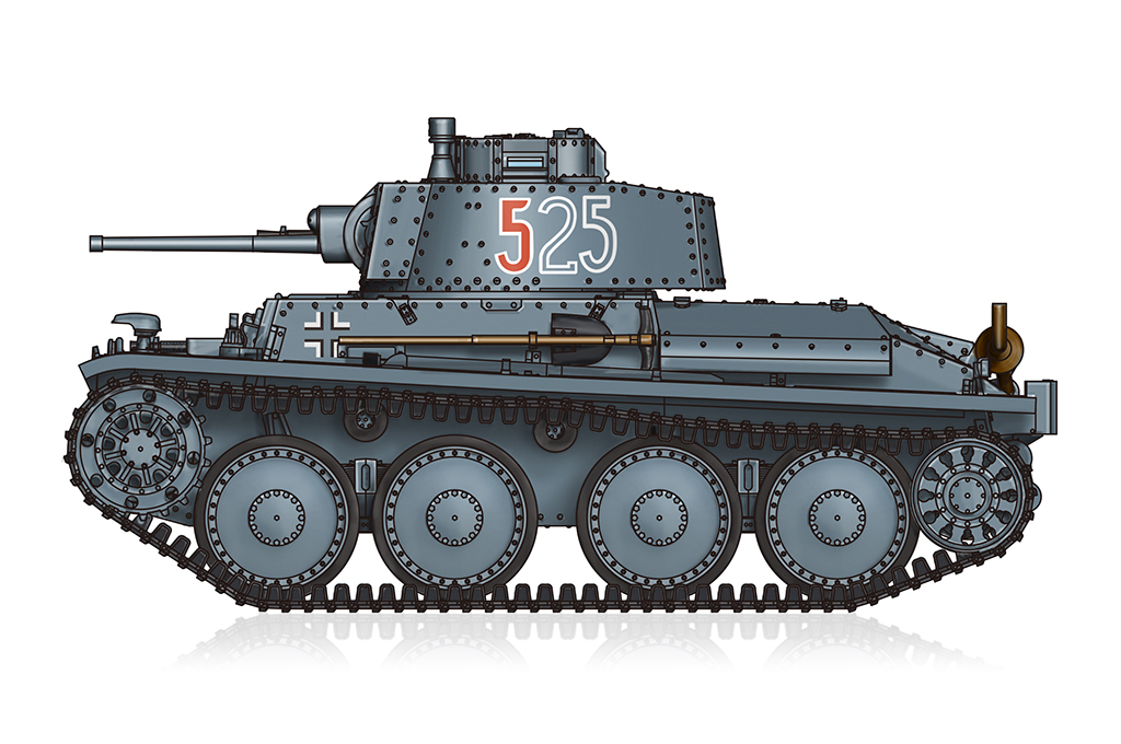 1/72 German Pz.Kpfw. 38(t) Ausf.E/F