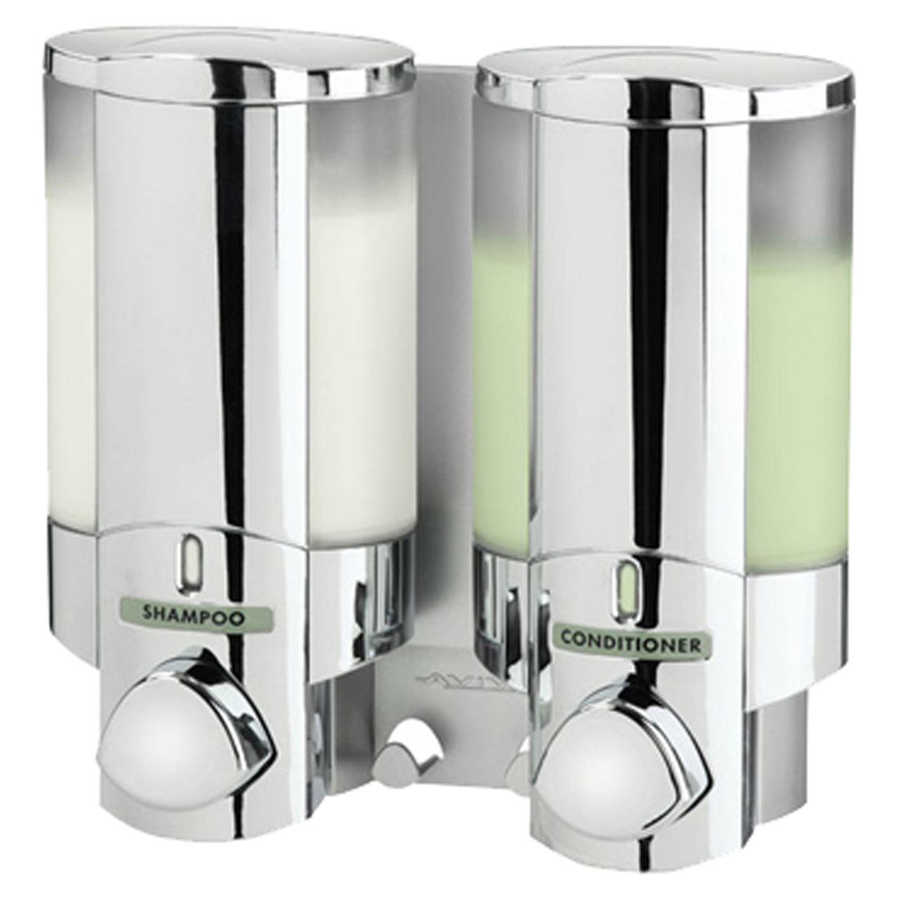 Aviva 2 gel dispenser chrome - Euroshowers.COM