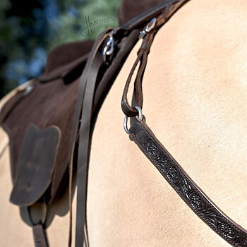 Halsring  / cordeo Edix© Rose, brun