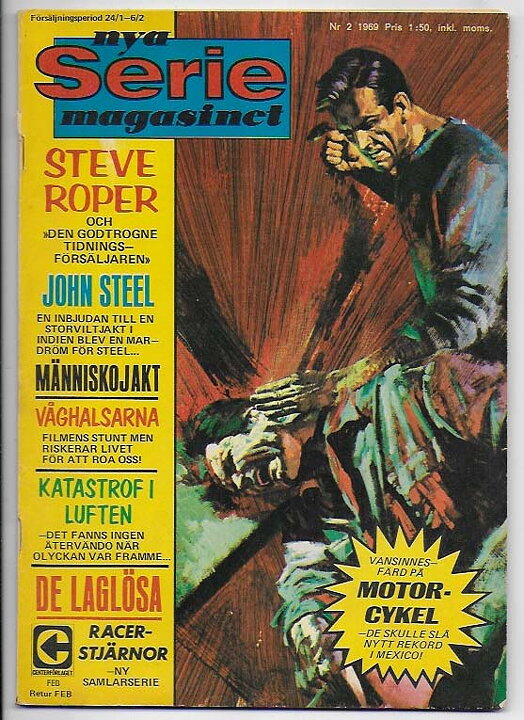 Seriemagasinet 1969 Nr 2 VG/FN