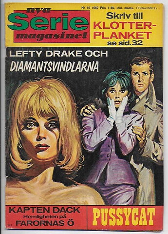 Seriemagasinet 1969 Nr 19 VG/FN
