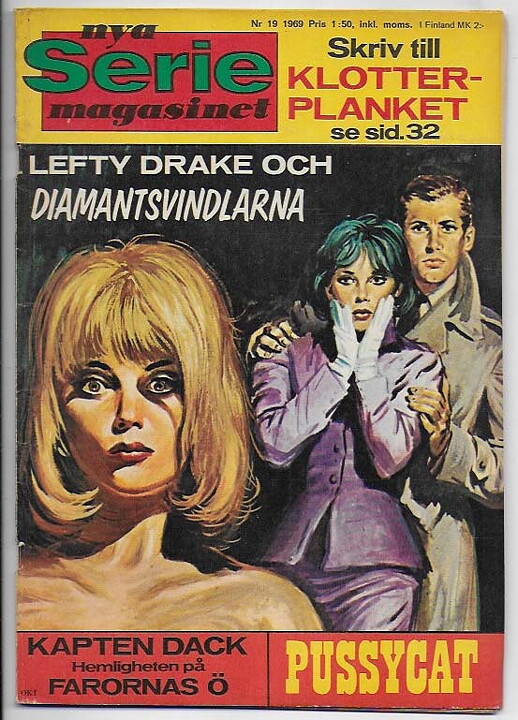 Seriemagasinet 1969 Nr 19 VG/FN